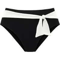 LASCANA Bikiniunderdel svart / vit