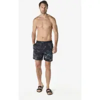 KOROSHI Badshorts aqua / antracit / mörkgrå