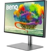 BenQ DesignVue PD2725U - LED-skärm - 27 - 3840 x 2160 4K @ 60 Hz - IPS - 250 cd/m² - 1200:1 - HDR10 - 5 ms - 2xThunderbolt 3, 2xHDMI, DisplayPort - högtalare - grå, svart