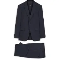 BOSS Two-piece slim-fit suit in virgin wool