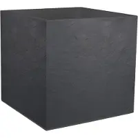 Eda planteringskruka VOLCANIA kvadratisk 495 mm antracit (013728 G.ANT SX)
