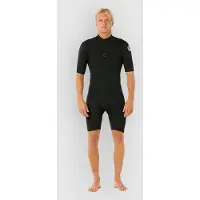 Rip Curl Dawn Patrol Spring 22 2 Mm Kortärmad Shorty Med Dragkedja Bak