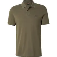 BOSS för män. 50507803 Slim fit polotröja i bomull med stretch och logotypapplikation grön (3XL), Casual, Kort ärm