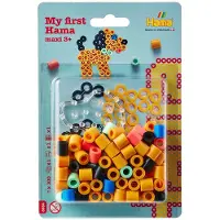 Hama Maxi Pärlor - 100 st. + 1 tallrik - Hund - - One Size - Pärlor
