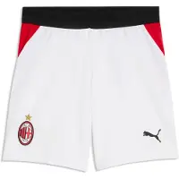 Puma Fotbollsshorts - AC Milan - White/Foder All Time Red - - 10 år (140) - Shorts