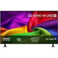 LG 55" Nano UHD NU80 4K AI TV - 2026 - 55NU800B6LA