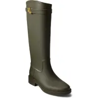 Ralph Lauren för kvinnor. 802980678003 Höga gummistövlar Portiah i grönt gummi (36), Karta, Ingen, Casual