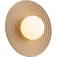 QAZQA Retro taklampa beige med opalglas - Lila