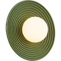 QAZQA Retro taklampa grön med opalglas - Lila