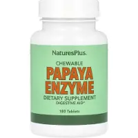 NaturesPlus Tuggtabletter med papayaproteas, 180 tabletter