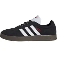 Adidas VL Court 2.0 Lifestyle Syntetiskt Läder Dämpning Lågskurna Skateskor Unisex Sneakers Svart Vit HQ1801 42⅔ black