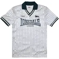 Lonsdale Trikå 'Footdee' ecru / mörkgrön
