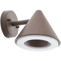 LINDBY Vägglampa utomhus Soran , Brun / rost, Metall, Modern, Utomhusvägglampa