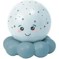 Cloud B Nattlampa - Blinkar To Go Octo - 12x12 cm - Pastel Blue - - One Size - Nattlampa