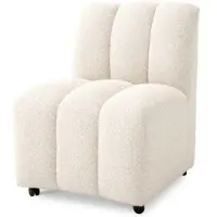 Eichholtz Kelly matstol bouclé cream