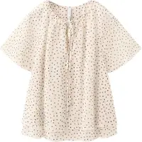 Mango Blus 'LURDI' mörkgrå / off-white