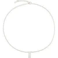 Diesel Halsband röd / silver
