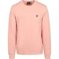 Lyle & Scott Sweatshirt Crewneck Grapefrukt Rosa Storlek