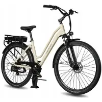 KUKIRIN Elcykel - Maxtron urban 7 - Motor 250 W - Batteri 36V 12,8Ah - Räckvidd 70 km beige