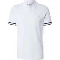 GUESS T-shirt 'LYLE' marinblå / vit