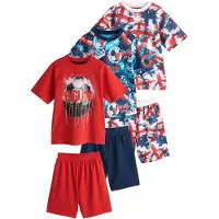 Next Pyjamas marinblå / azur / röd / vit