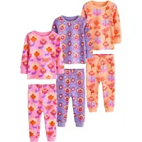 Next Pyjamas lavendel / ljusorange / ljusrosa / grenadine