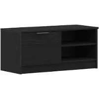 vidaXL TV-skåp Svart Ek 80 x 35 x 36,5 cm Konstruerat trä