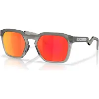 Oakley - Solglasögon - Hstn SQ Matte Grey Smoke Prizm Ruby för Unisex - Grå