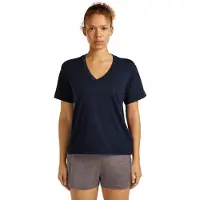 Icebreaker Merino 150 Tech Lite Relaxed V Neck T-shirt Med Korta ärmar