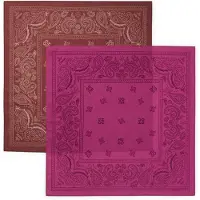 HUGO Two-pack of bandanas in printed cotton poplin