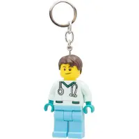 LEGO - Nyckelring med LED - Läkare (4006036-KE194H)