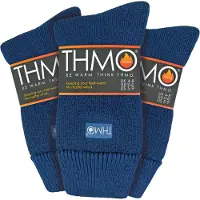 THMO - 3 Pack Multipack Ladies Tjocka Vintervarma Strumpor med Comfort Top