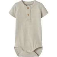 Name it Body k/ä - NbmJano - Chateau Gray - - 68 - Body K/Ä