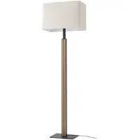 Quitani Golvlampa , Lisene, dimbara, Trä, Vardagsrum, Tyg / textil, Design