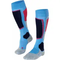 Falke - Skidstrumpor dam - SK2 Intermediate Wool W Blue Note för UnisexUll - Storlek 35-36 - Blå