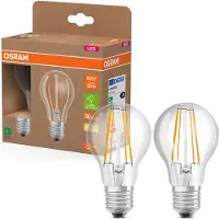 Osram HOMELIGHTING 4099854253508 LED-lamp EEK A (A - G) E27 Päronform 3.8 W = 60 W Varmvit (Ø x H) 60 mm x 60 mm Filament 2 st