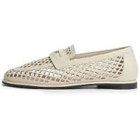 Tommy Hilfiger Cutout Leather Penny Loafers