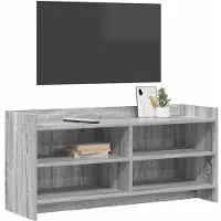 vidaXL TV-skåp 100 x 33 x 47 cm Grå Sonoma Konstruerat trä