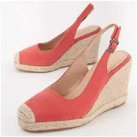 Montevita Wedge Espadrille Balenci7 Orange