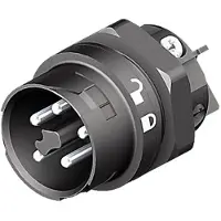 Wieland Electric 46.052.5053.1 Rundkontakt Kontakt hane inbyggd Totalt antal poler: 4 + PE Serie (rundkontakt): RST MINI 1 st