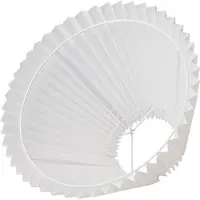 Nielsen plisserat vitt skydd HACIENDA 21 cm