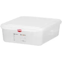 Super Merchant Matbehållare GN 1/2 med lock och etikett 10 l 325x265x150 mm