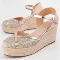 Montevita Wedge Espadrille Balenci9 Guld