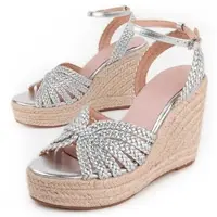 Montevita Sandalia De Cuña Para Mujer. Salia3 102965 41 silver