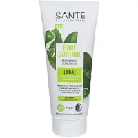 Sante Naturkosmetik Pore control rengöringsgel med BHA, Niacinamid effekt och ekologiskt grönt te Rengöringsgel 100 ml