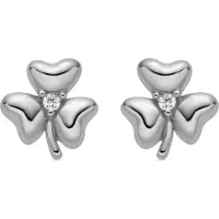 Luxenter Örhängen med Glänsande Zirkonia silver finish - Furne