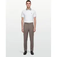 Hackett för män. HM5600137 Polo Stipe Trim vit (L), Casual, Bomull, Kort ärm