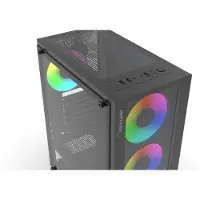 Inca EMG-15XN Midi-Tower Datorchassi Svart