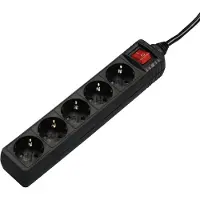 Hama 00137267 Grenuttag Svart Skyddskontakt 1 st
