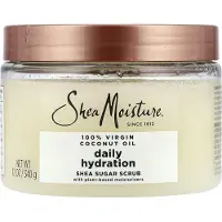 SheaMoisture Daglig Återfuktning Sheasockerpeeling, 100% Jungfrukokosolja, 340 g (350 ml)